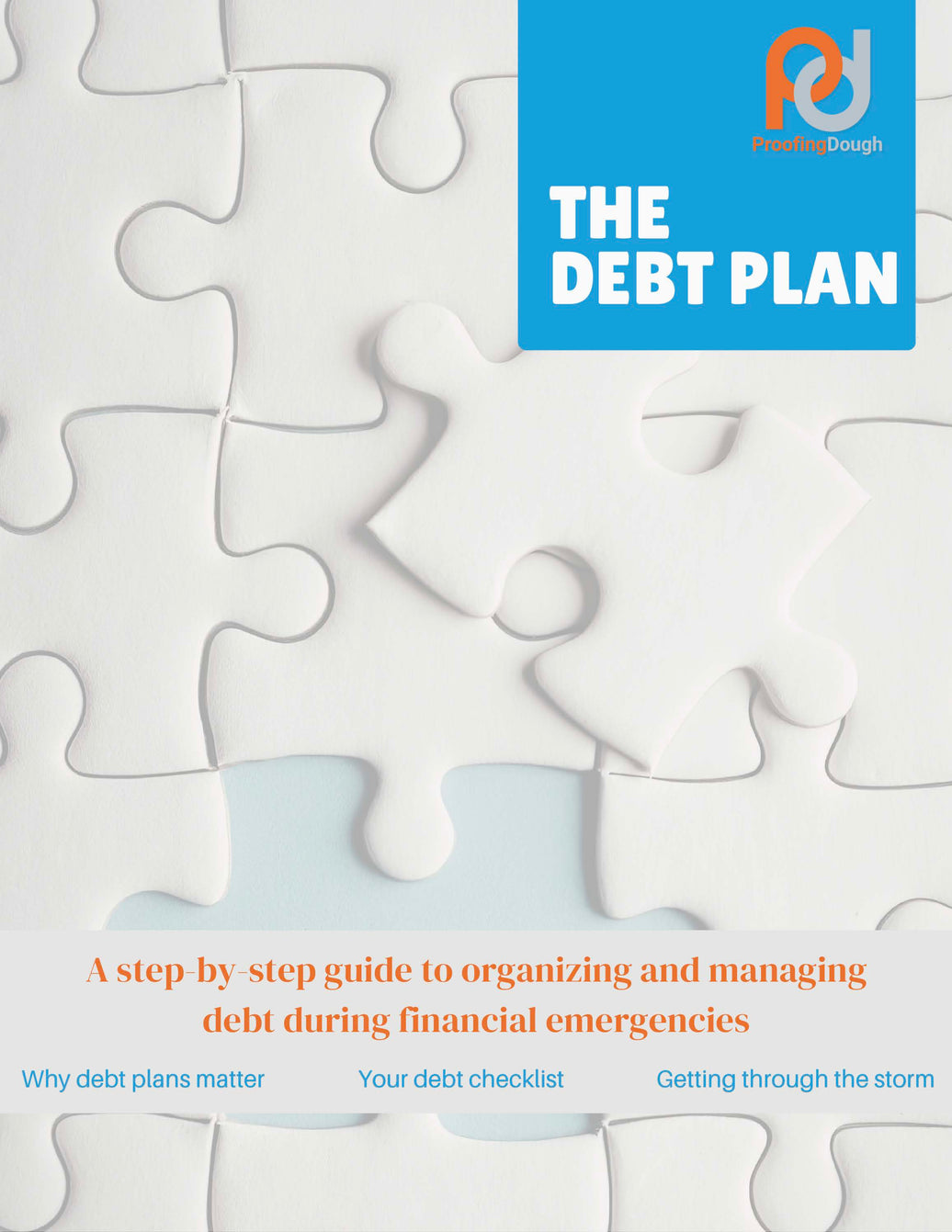 The Debt Plan Cover | Proofing Dough ©2026