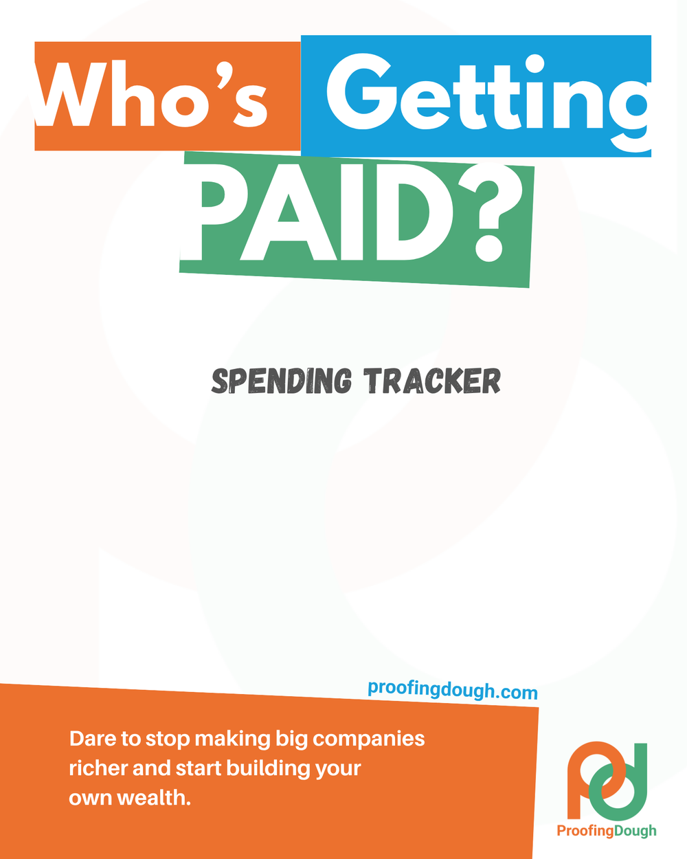 Who's Getting Paid Spending Tracker