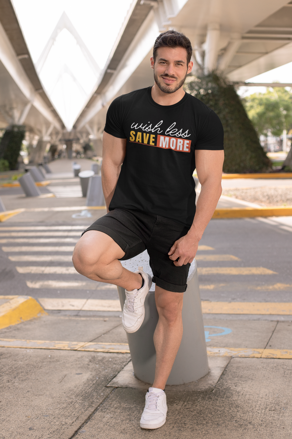 Wish Less, Save More - Tee